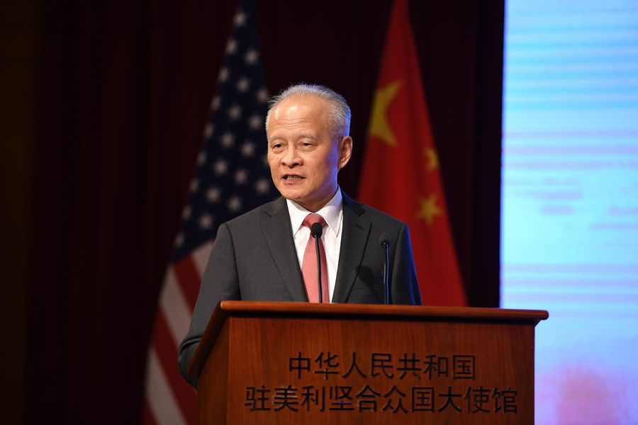 Embaixador chinês nos EUA afirma que China continuará com suas portas abertas