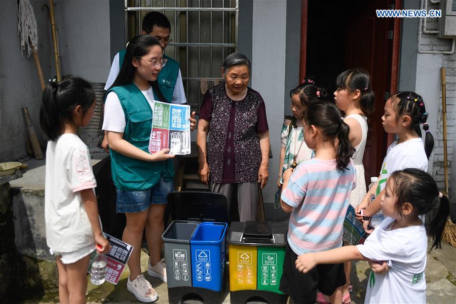 Separação do lixo doméstico será promovida em toda a China