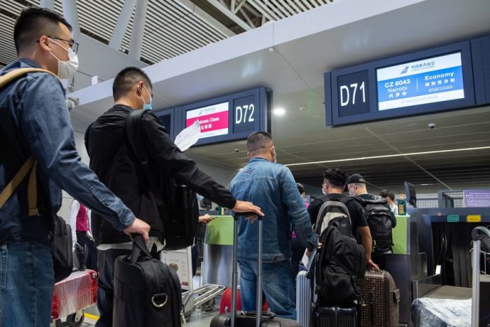 China cria verificação de segurança mais fácil em aeroportos