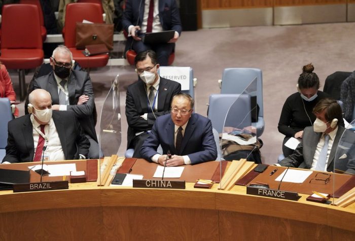 Na ONU, China pede contenção para todas as partes envolvidas na questão da Ucrânia
