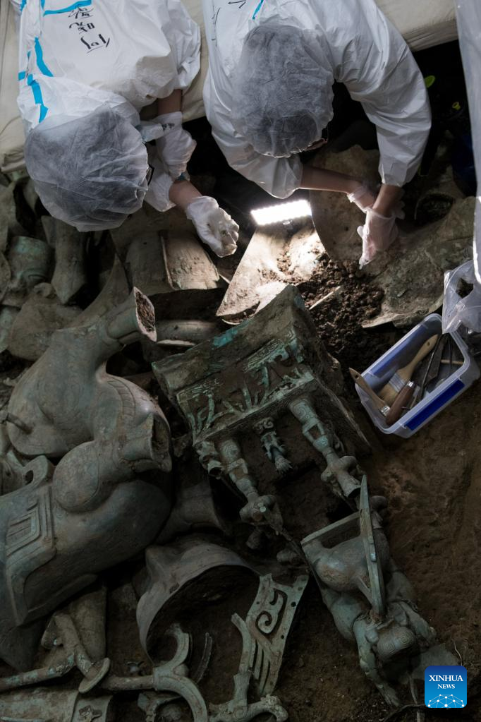 Descobertas nas ruínas de Sanxingdui surpreendem arqueólogos