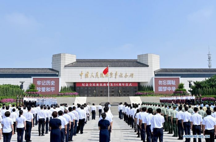 China lembra história da guerra de resistência contra agressão japonesa