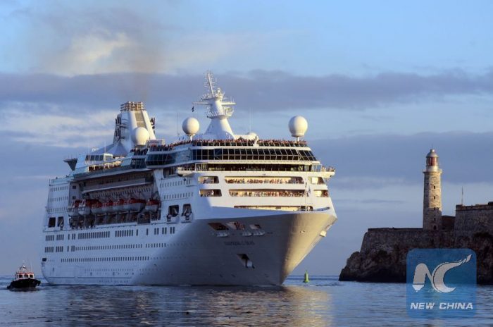 Joint-venture China-EUA divulga nova marca de navio de cruzeiro