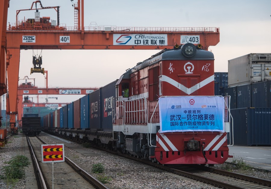 Wuhan tem aumento em viagens de trem de carga China-Europa em 2022