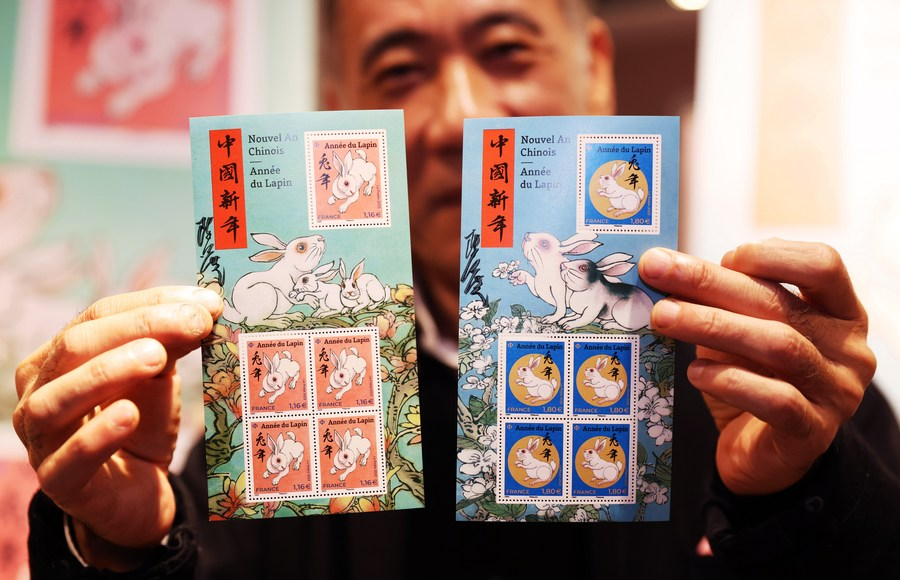 Correios franceses emitem selos do Ano Novo Chinês
