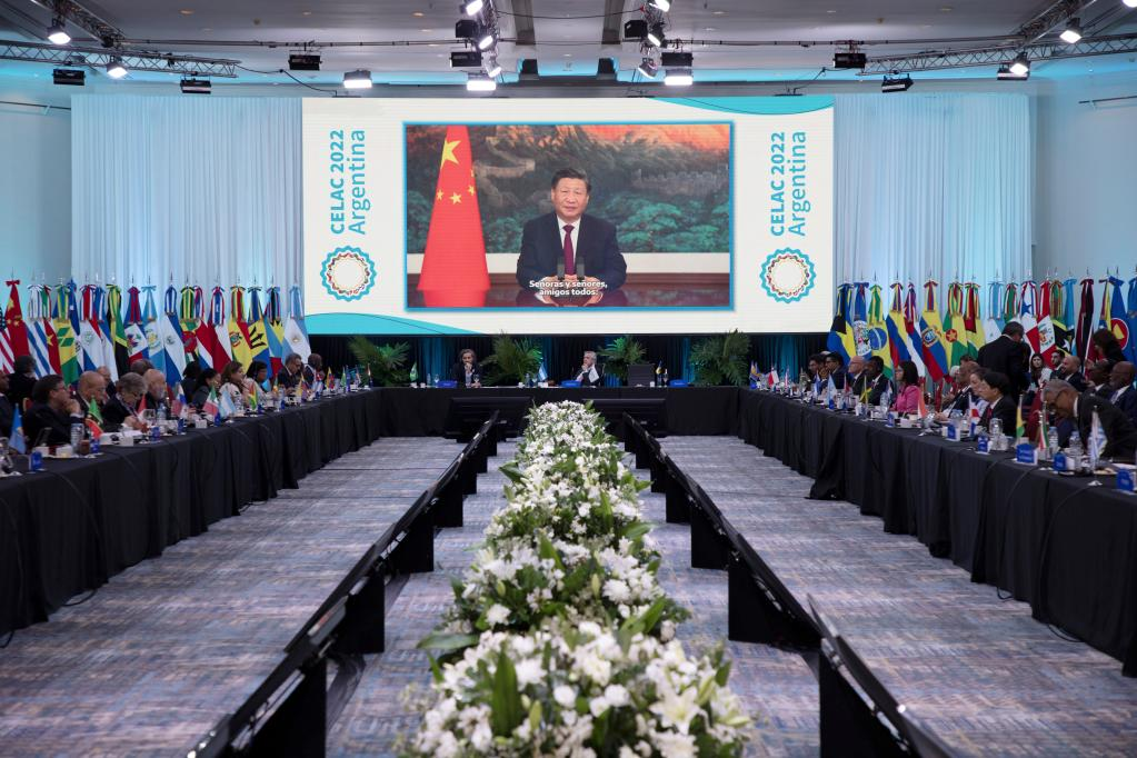 Xi faz discurso na 7ª Cúpula da CELAC