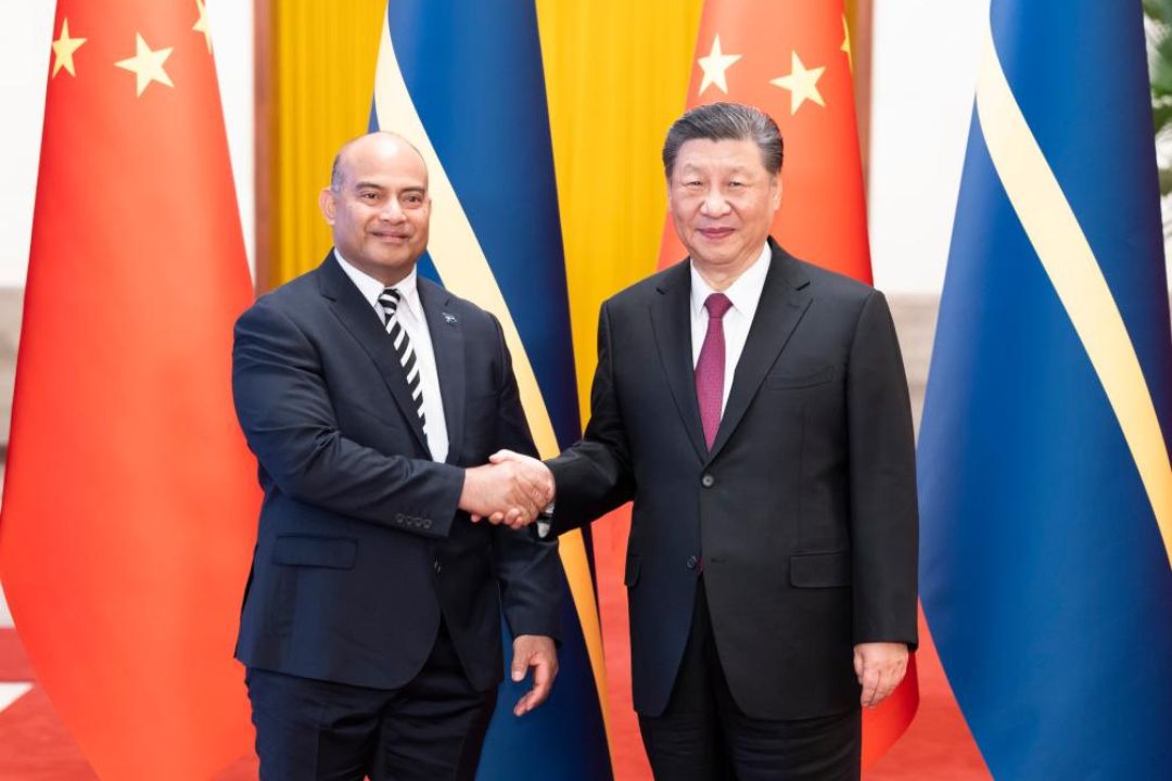 Presidentes chinês e nauruano conversam pela primeira, após retomada de laços