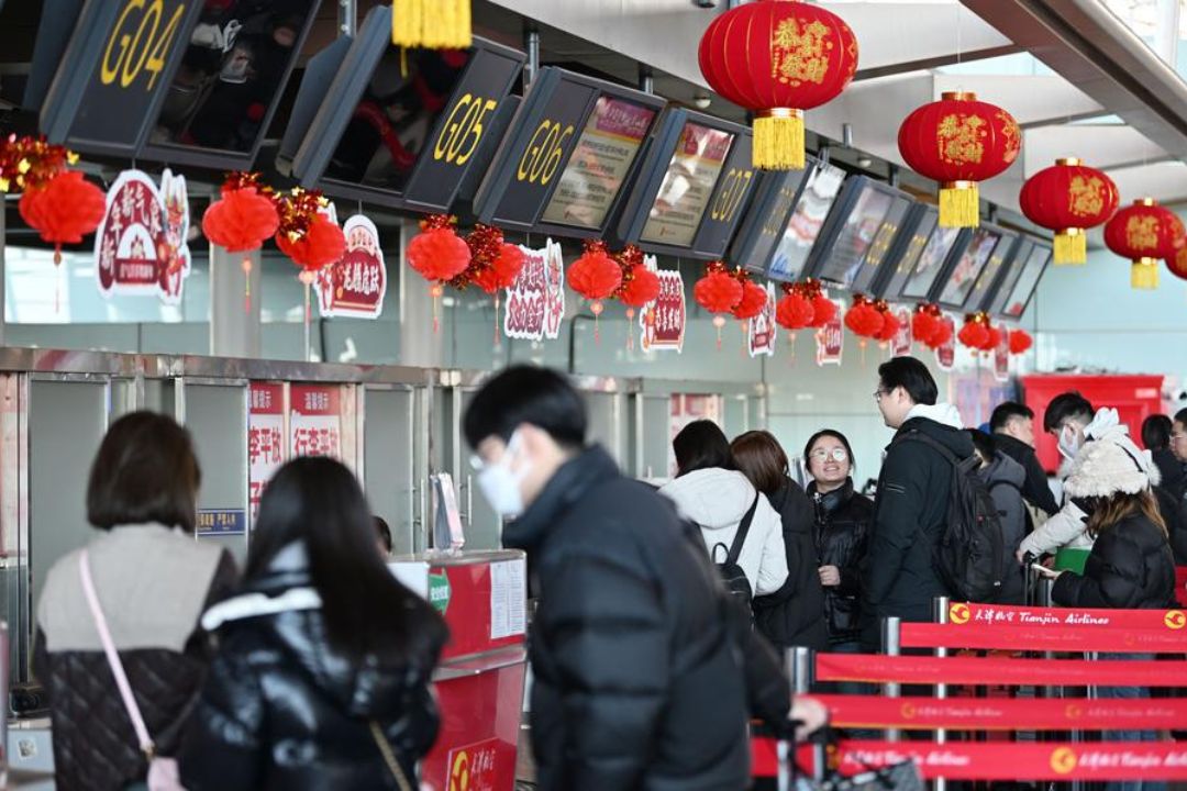 China tem recorde de viagens aéreas durante temporada da Festa da Primavera