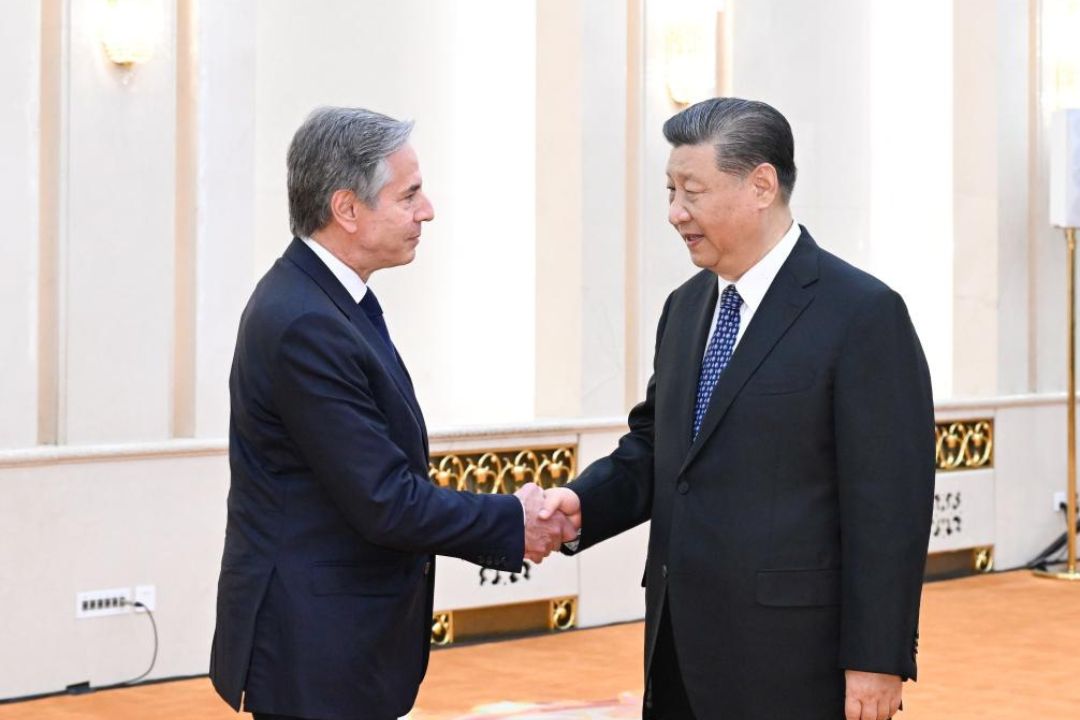 Xi enfatiza responsabilidades da China e dos EUA em encontro com Blinken