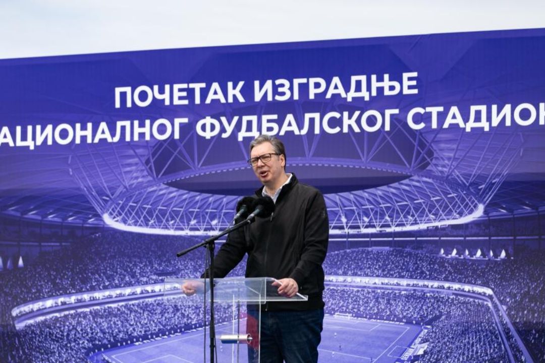 Empresa chinesa inicia obras do Estádio Nacional da Sérvia