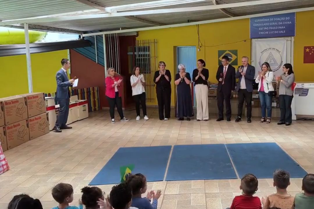 Parceria entre Brasil e China transforma vidas em creche de São Paulo