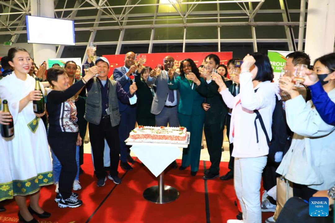Ethiopian Airlines comemora Ano Novo Chinês em aeroporto