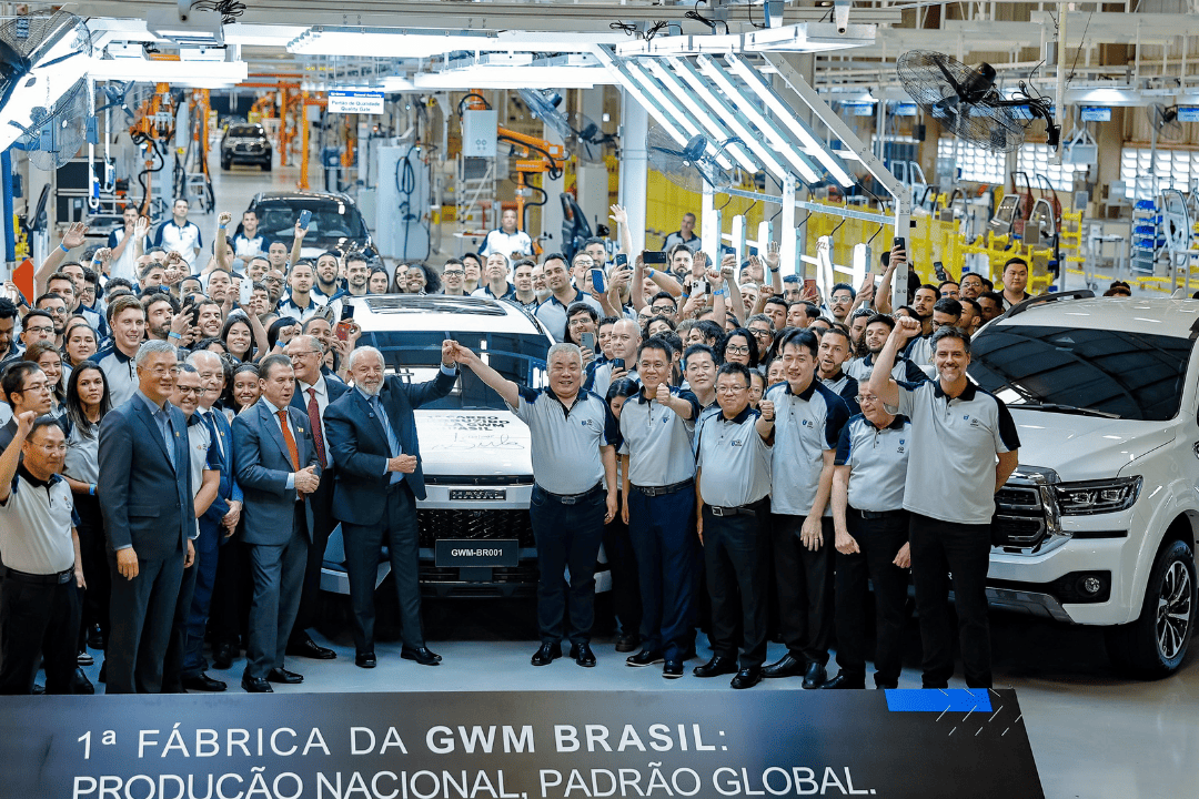 Montadora chinesa GWM inaugura fábrica em SP com presença de Lula