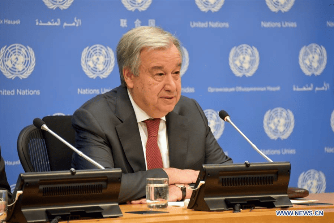 Secretário-geral da ONU diz que iniciativas globais da China estão totalmente alinhadas à organização