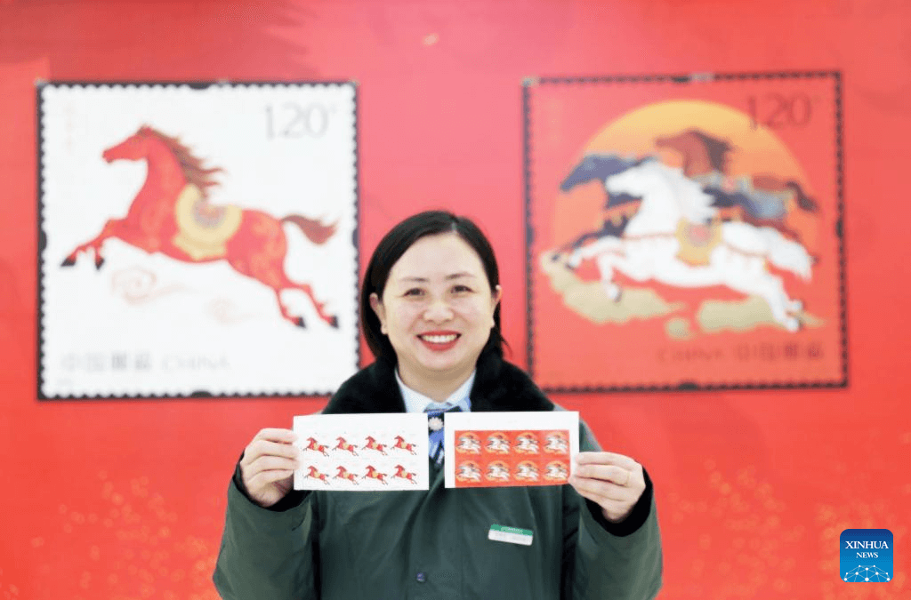 China lança selos especiais do Ano do Cavalo e mobiliza colecionadores em todo o país