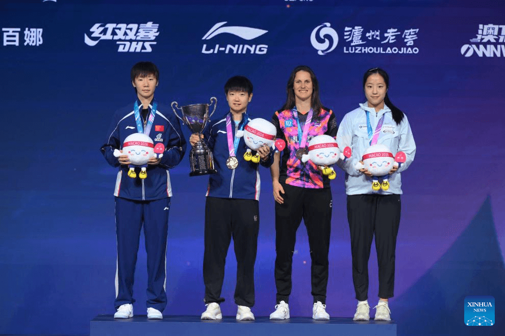 China tem vitória dupla na Copa do Mundo de Tênis de Mesa