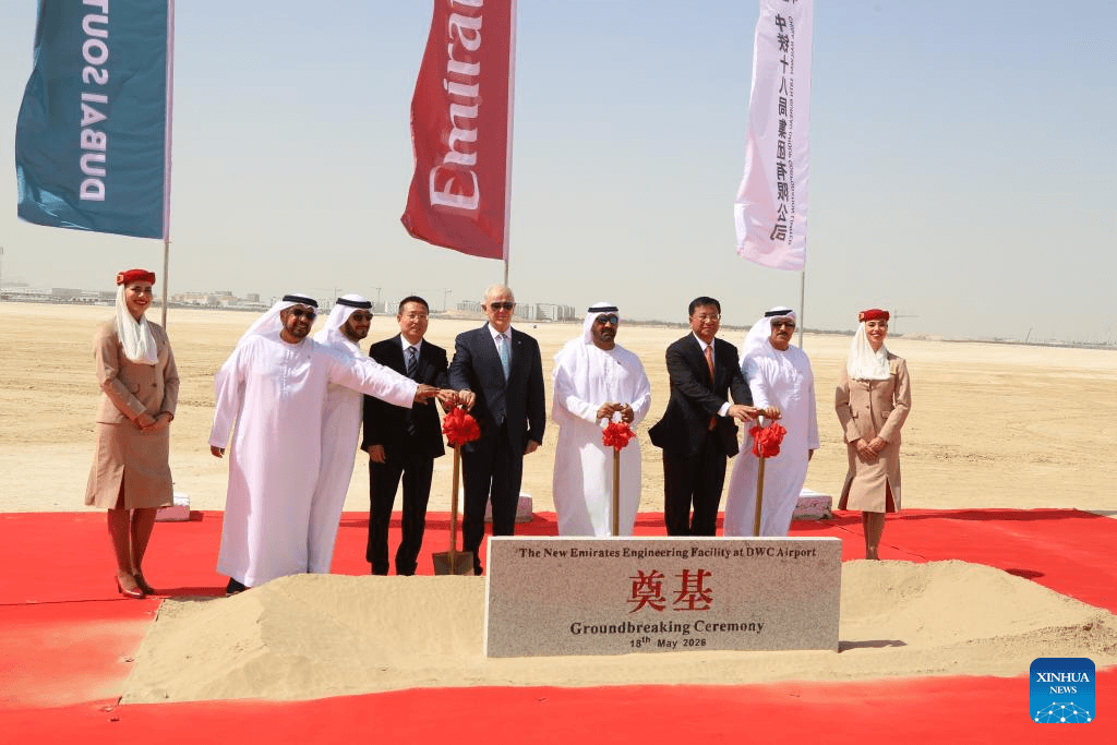 Empresa chinesa inicia construção de mega complexo aeronáutico da Emirates em Dubai